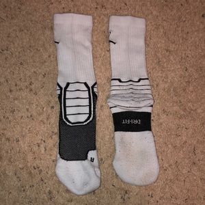 White & black Jordan crew socks